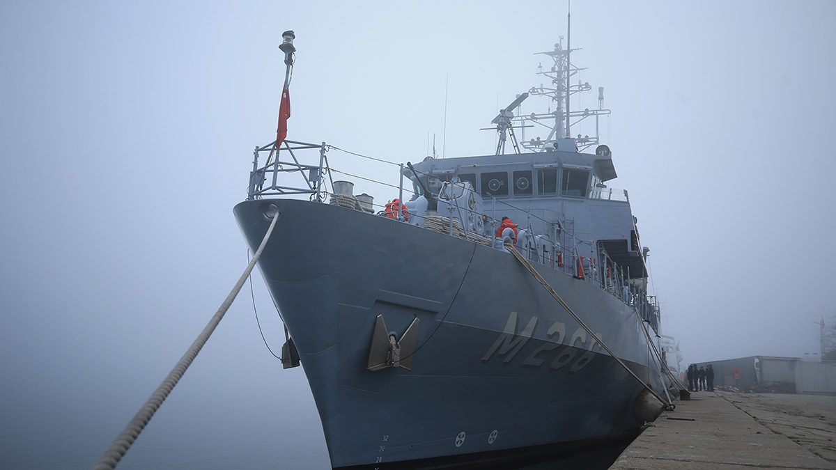 Mayın tarama gemisi İğneada açıklarında mayın arayacak