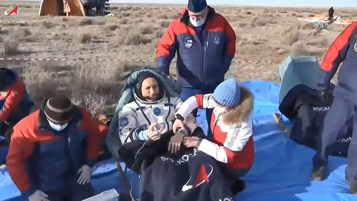 Tarihte bir ilk! Soyuz uzay aracı Dünya'ya döndü