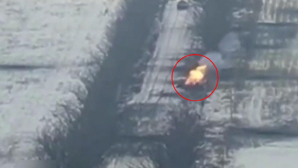 Rus tankları böyle pusuya düşürüldü: O anlar saniye saniye kaydedildi