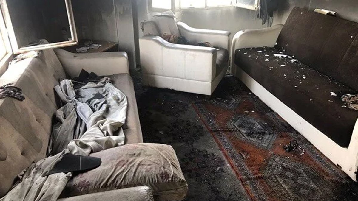 3 yaşındaki Enes evlerinde çıkan yangında hayatını kaybetti