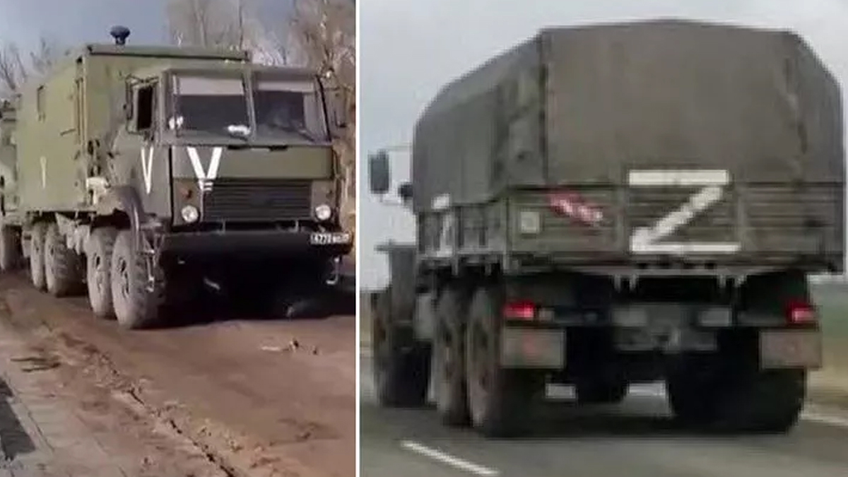 Ukrayna'da, Rus ordusunun kullandığı Z ve V sembollerinin kullanımı yasaklandı