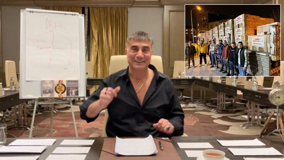 Kırmızı bültenle aranan Peker'den 'on binlerce aileye' ramazan kolisi