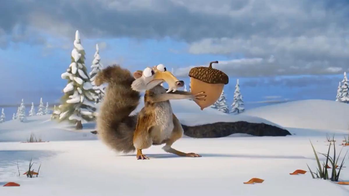 Buz Devri'nden duygusal veda: Scrat palamudu bu kez yedi