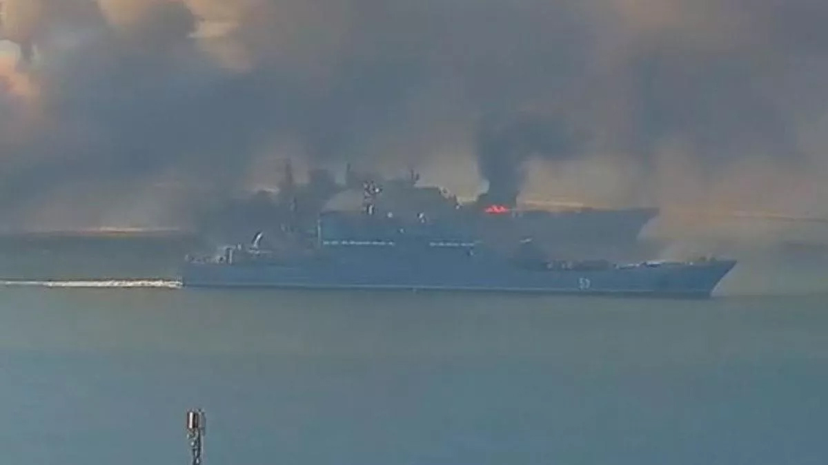 Rusya Savunma Bakanlığı, "Moskova" kruvazörünün battığını duyurdu