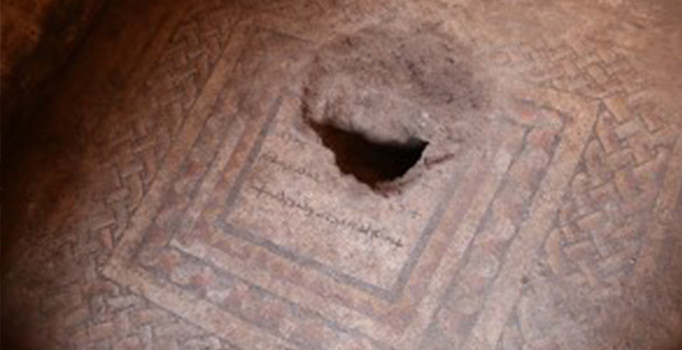 Şanlıurfa’nın Urfa Kalesi çevresinde Kral Abgar’ın kaya mezarları ve mozaikler bulundu