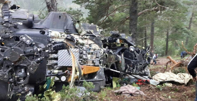 Giresun'daki askeri helikopter kazasında pilotun son çabası