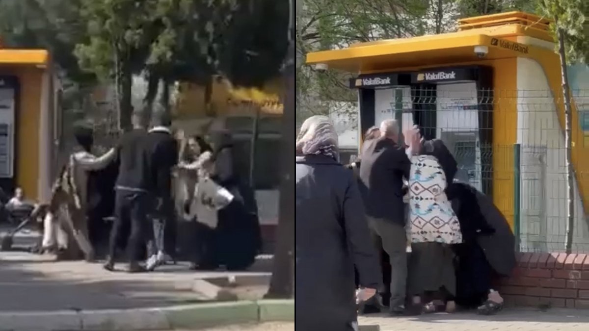 Dilencilerin tekme tokatlı 'bölge' kavgası! O anlar saniye saniye kaydedildi