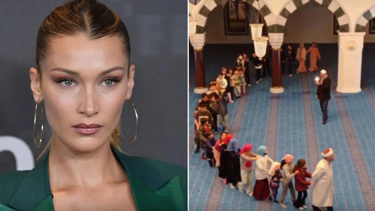 "Teravih treni" oyunu gündem olmuştu: Bella Hadid'in paylaşımı cami imamını mutlu etti