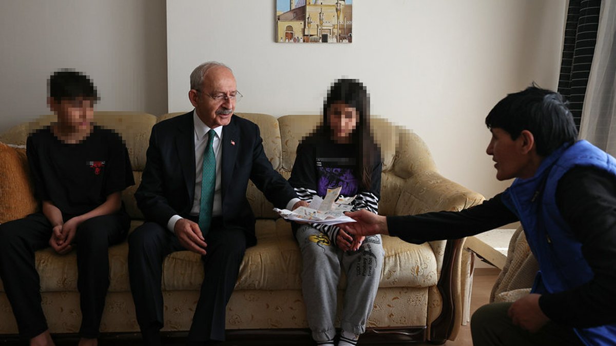 Kılıçdaroğlu'nun ziyaret ettiği çocuklar 23 Nisan'ı kutlayamadı: Kıyafetleri yoktu