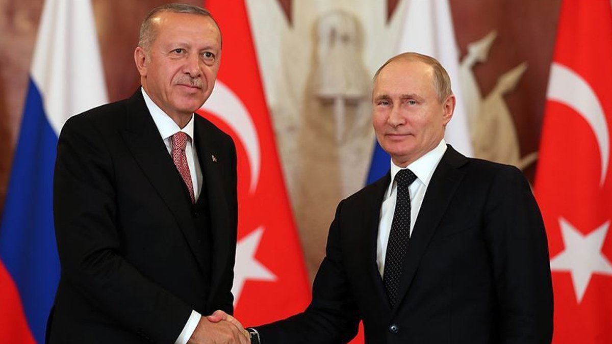 Cumhurbaşkanı Erdoğan ile Putin görüştü