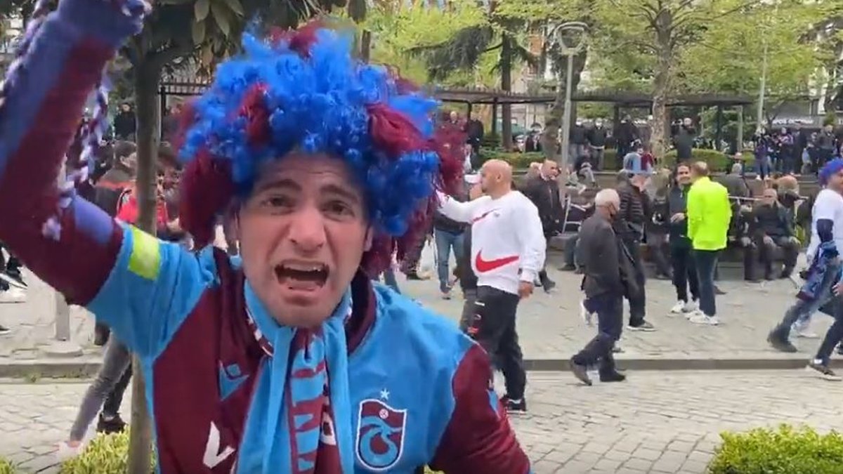 Trabzonsporlu taraftarlar şehre akın etti: Hanımı hastanede bırakarak Almanya'dan, şampiyonluğa geldim