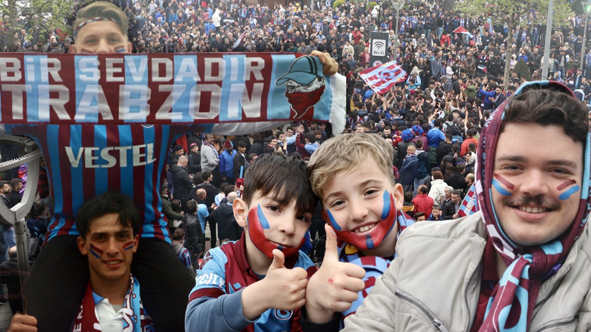 Şampiyonluğa bir kala! Trabzon'da meydanlar doldu