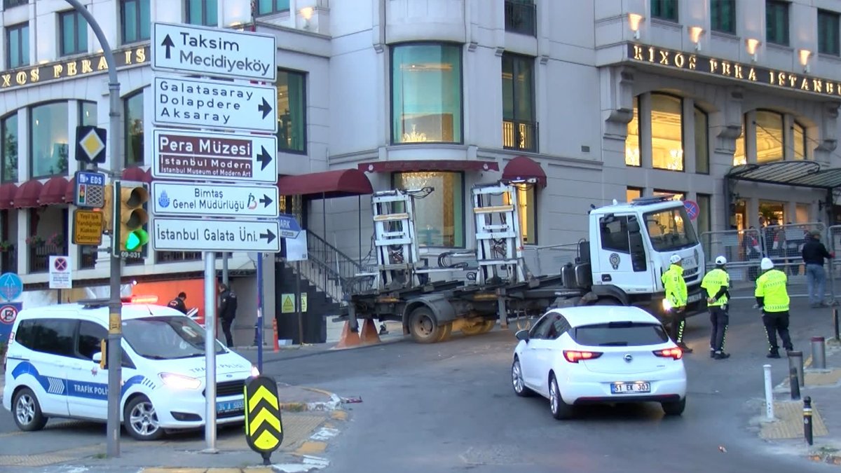 Polisten Taksim Meydanı ve çevresinde '1 Mayıs' önlemi