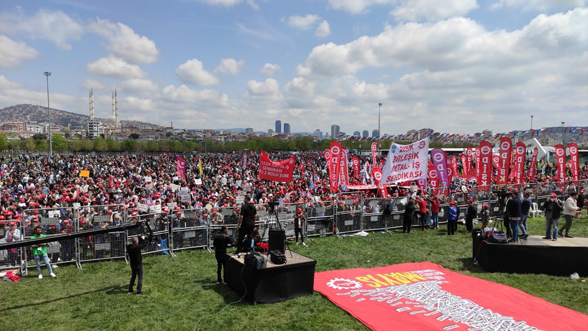 İstanbul'da 1 Mayıs! Maltepe miting alanından ilk görüntüler