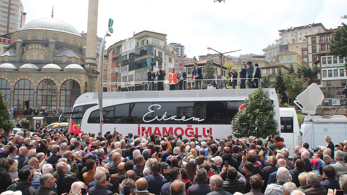 Rize ve 6 ilçesinde vatandaşlarla buluşan İmamoğlu: İstanbul’a zımba gibi dönüyorum
