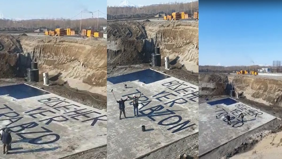 Trabzonsporlu taraftarlar şampiyonluğu Kamçatka'da kutladı