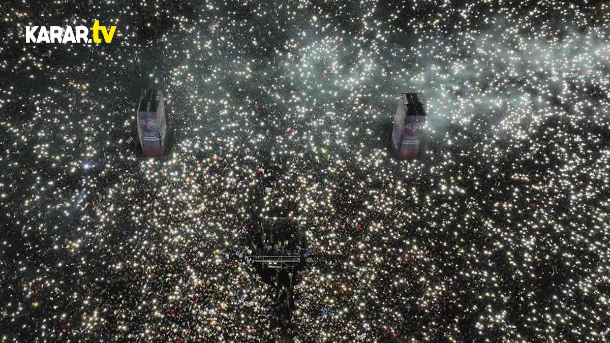 Yenikapı'da Trabzonspor coşkusu! 176 bin taraftardan ışık şov