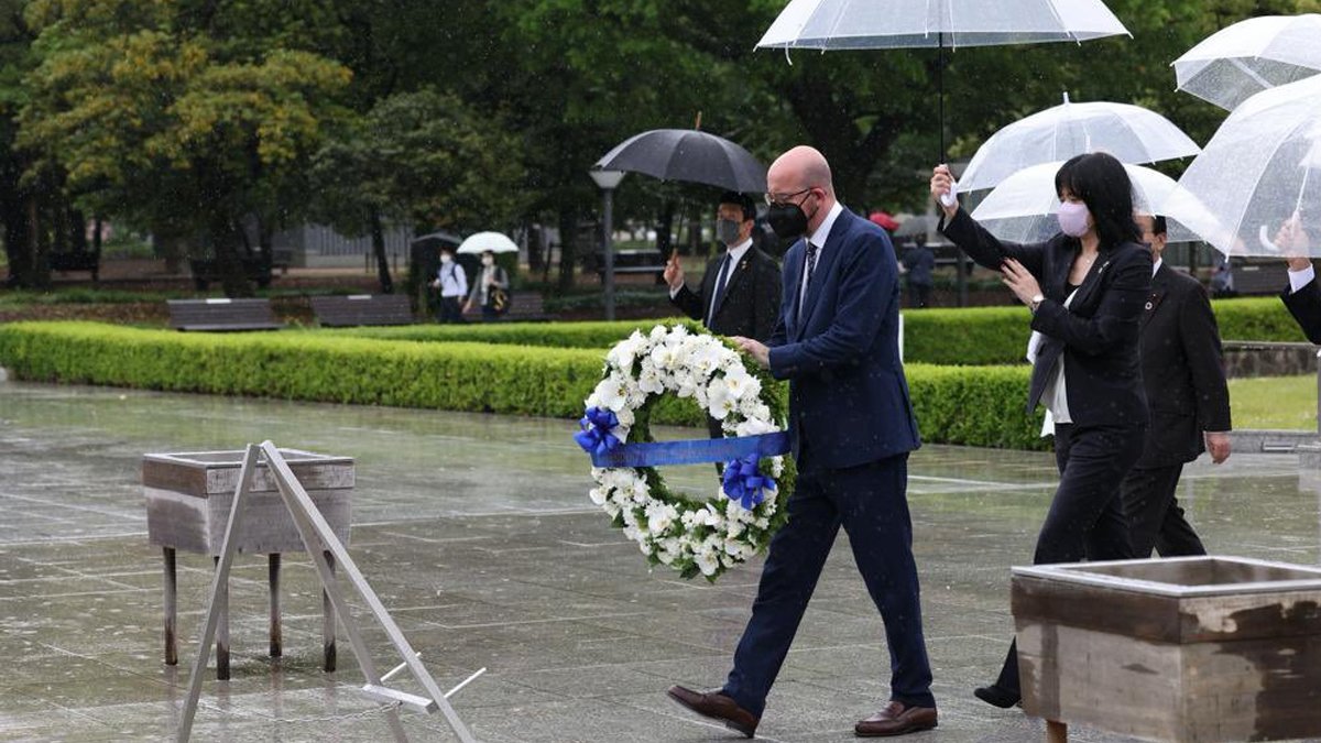 AB Kurulu Lideri Michel, Hiroşima’yı ziyaret etti