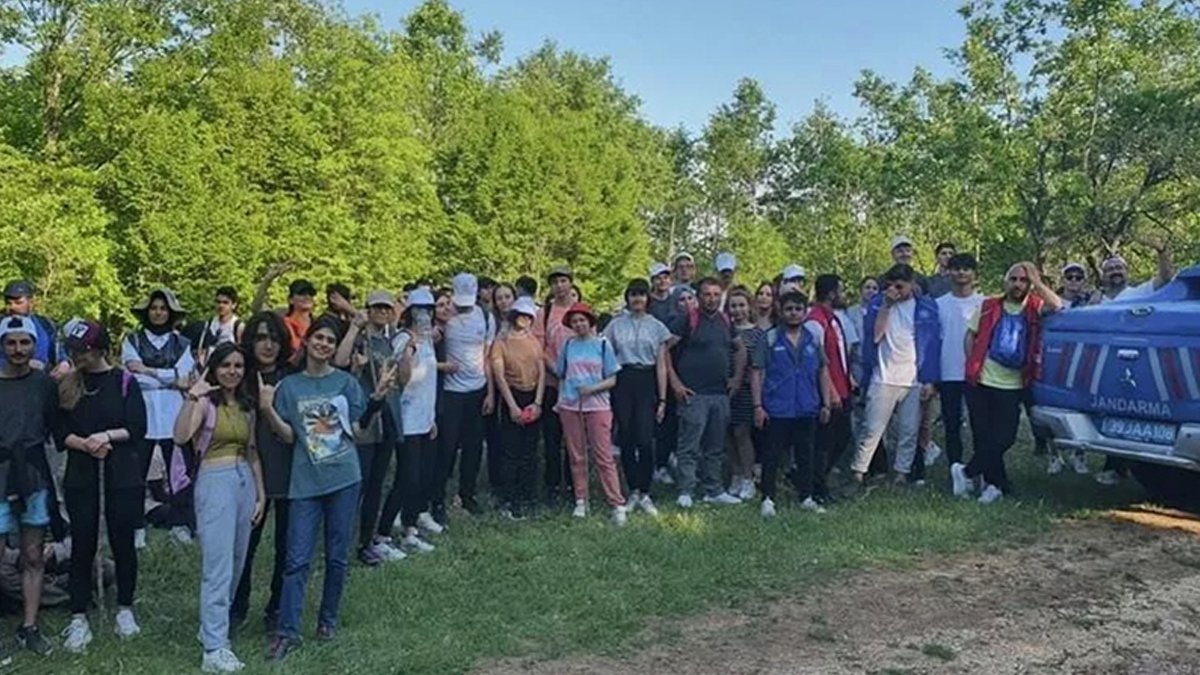 Ormanlık alanda kaybolan üniversiteli öğrenci grubu bulundu