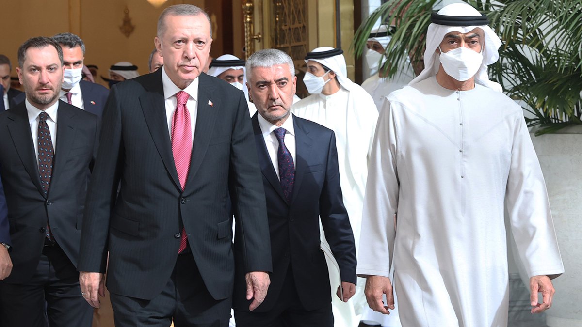 Cumhurbaşkanı Erdoğan'dan BAE'de Al Nahyan'a taziye ziyareti