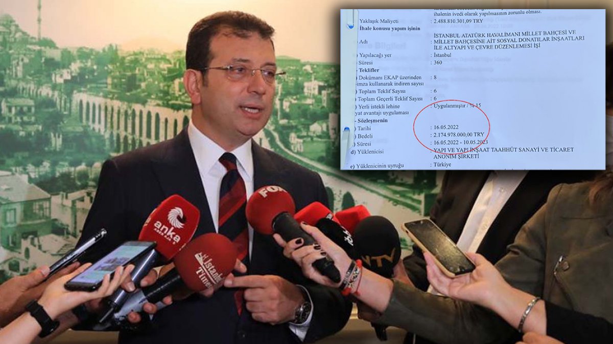 Belgedeki ayrıntıya dikkat çeken İmamoğlu: Suç duyurusunda bulunacağız
