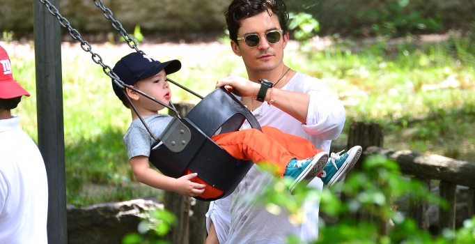 Orlando Bloom’un en yakın arkadaşı oğlu