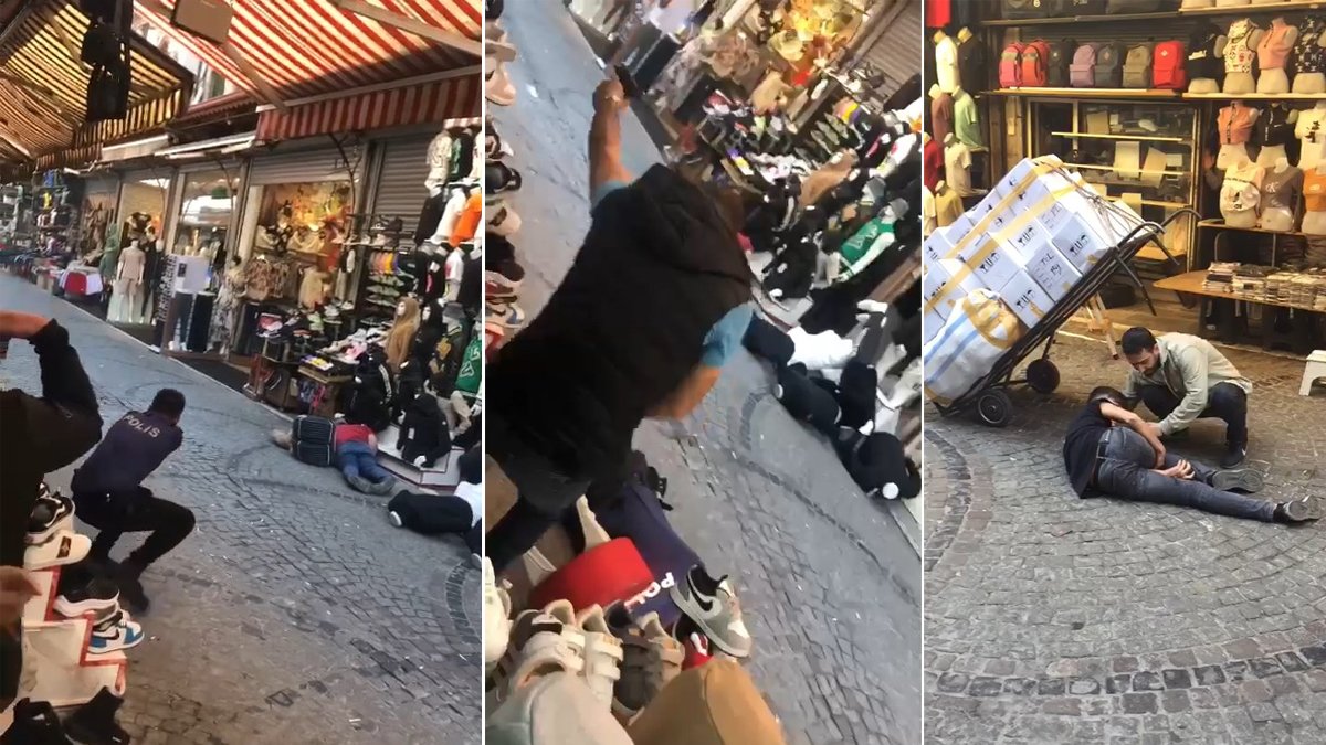 Beyazıt'ta kanlı çatışma: Bir polis yaralandı