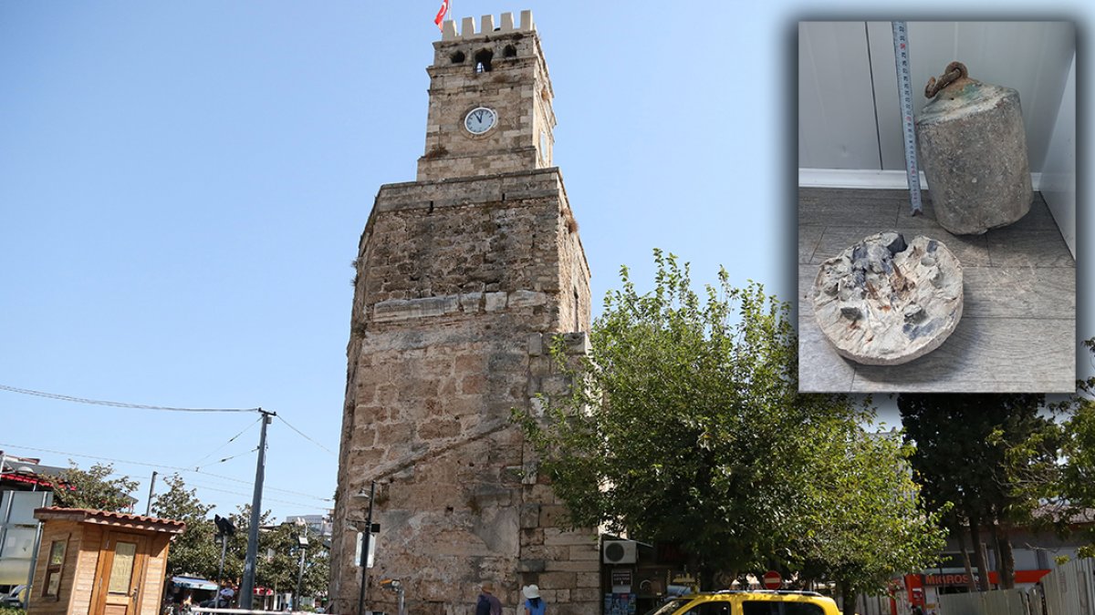 Yıllar sonra ortaya çıktı: Saat kulesinde 'betona gömülü' tarih