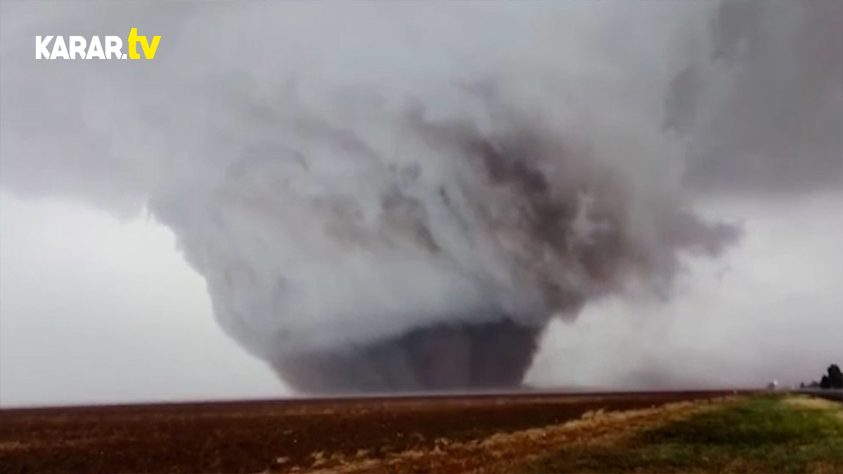 Amerika'da korkutan hortum: Filmleri aratmadı