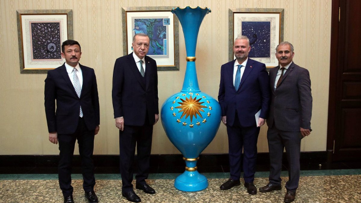 Erdoğan'dan vazo siparişi: Yabancı liderlere hediye edecek