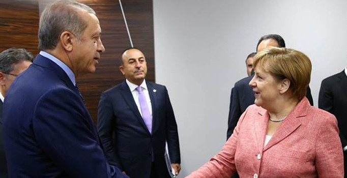 Erdoğan ile Merkel görüşmesi sona erdi