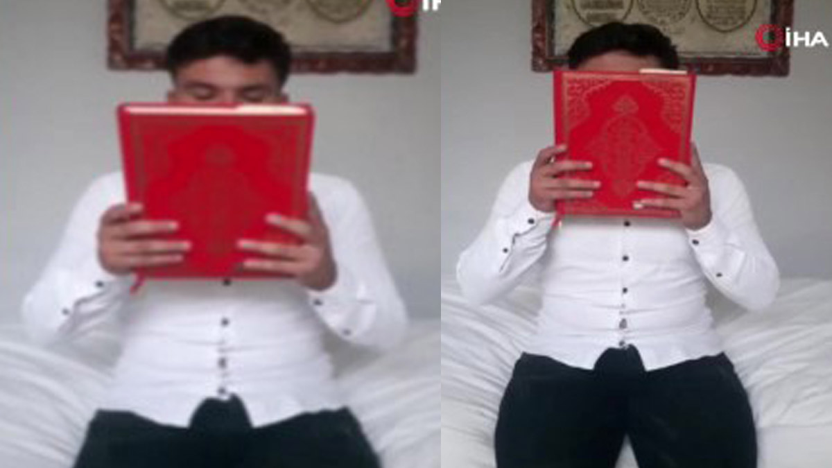 Kur’an-ı Kerim’e tekme atan genç özür diledi