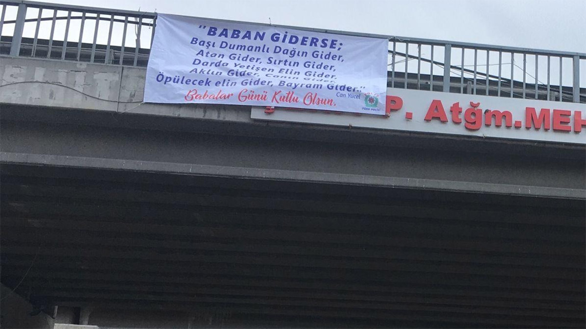 Uşak Emniyeti'nden babalar gününe Can Yücelli kutlama