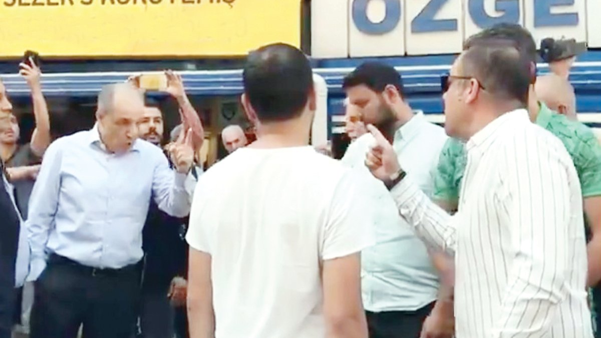 Polis amiri milletvekiline 'lan sus, ahlaksız' diye parmak salladı: Tuz koktu