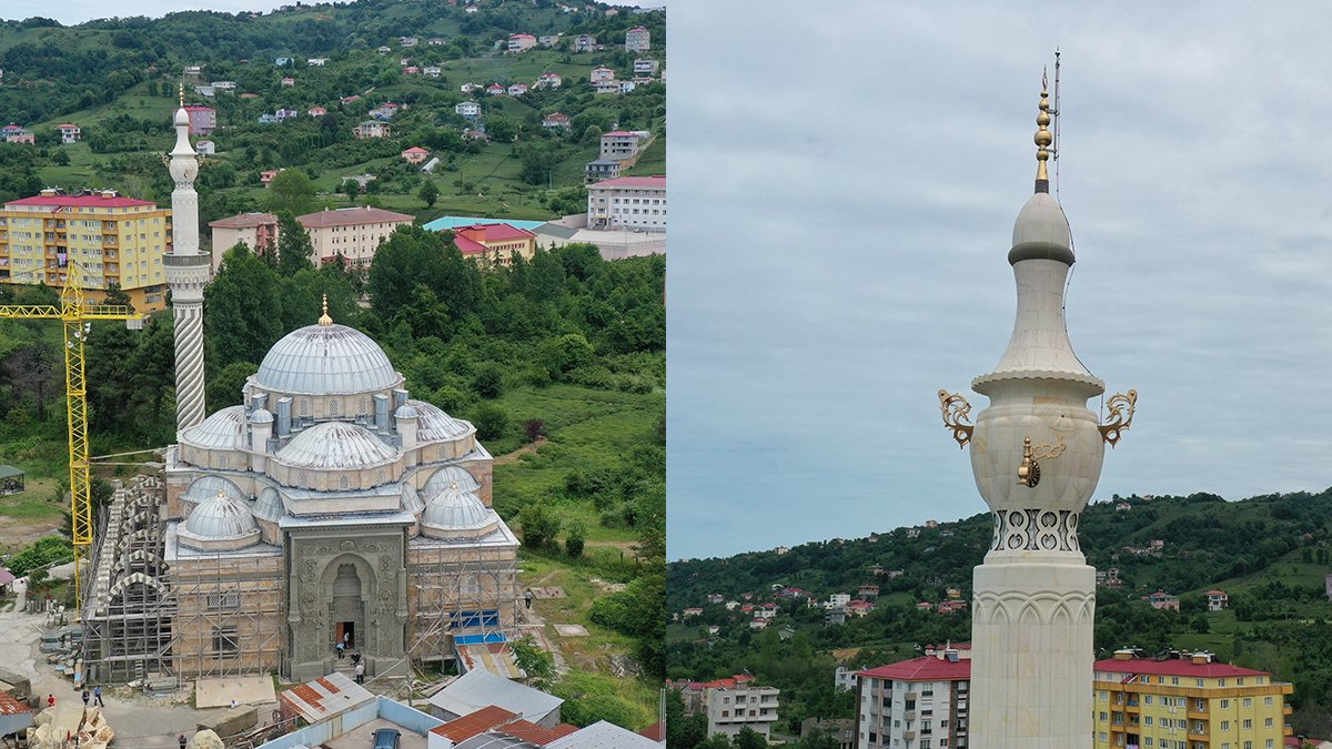 Minareyi semavere çevirdiler