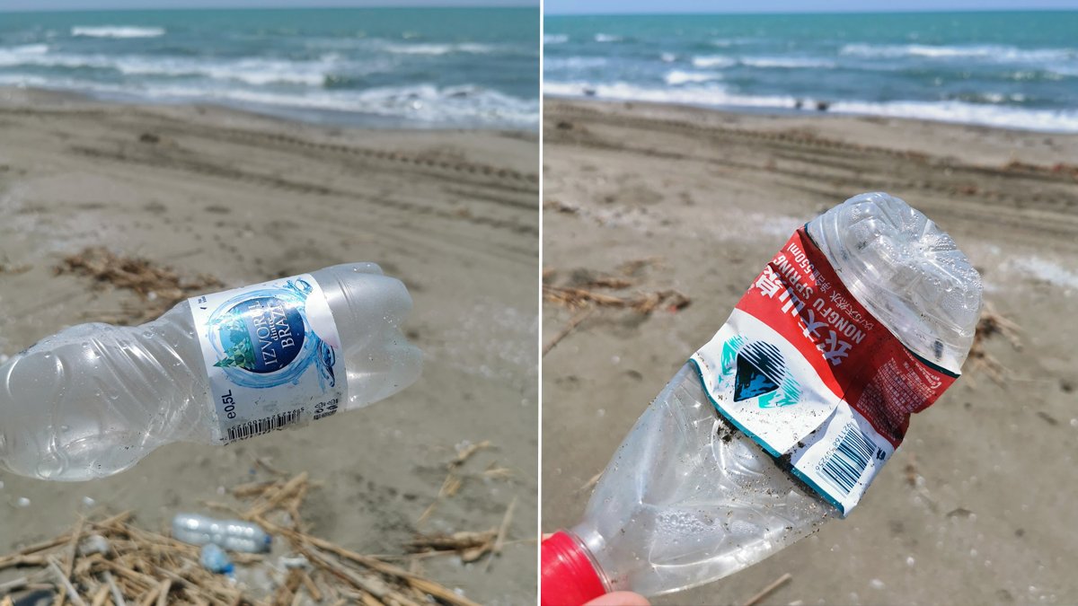 Farklı kıtaların plastik çöpleri Adana'da