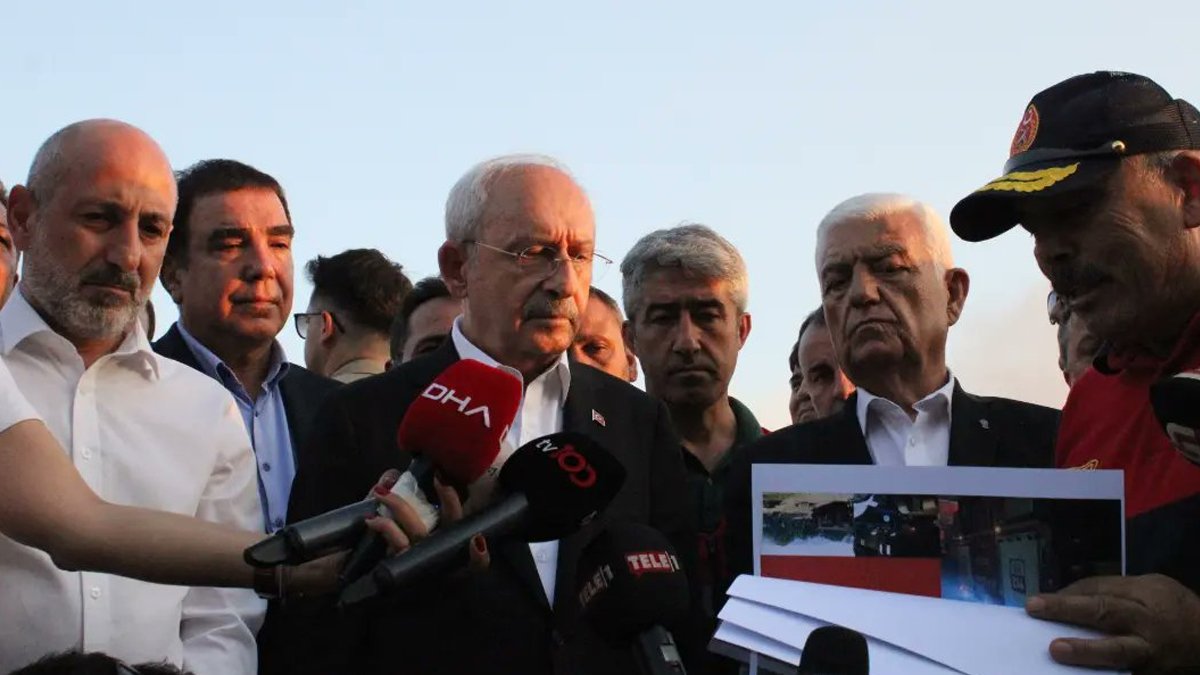 Kılıçdaroğlu yangın bölgesinde: Neden zamanında önlem alınmıyor?