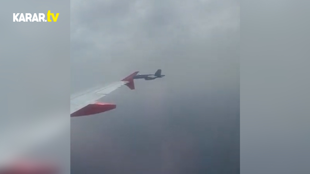 Yolcu uçağında bomba ihbarı yapılınca savaş uçakları kaldırıldı