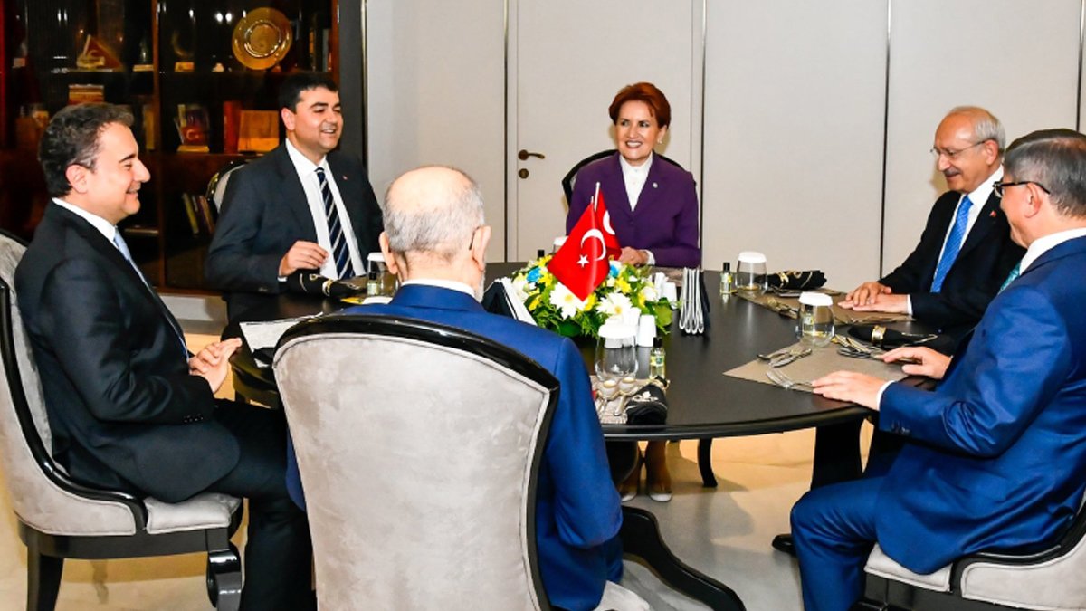 Altılı masanın son buluşmasının tarihi belli oldu