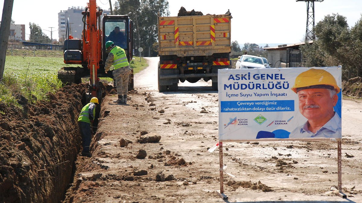 ASKİ çalışıyor Adana’nın sorunları azalıyor
