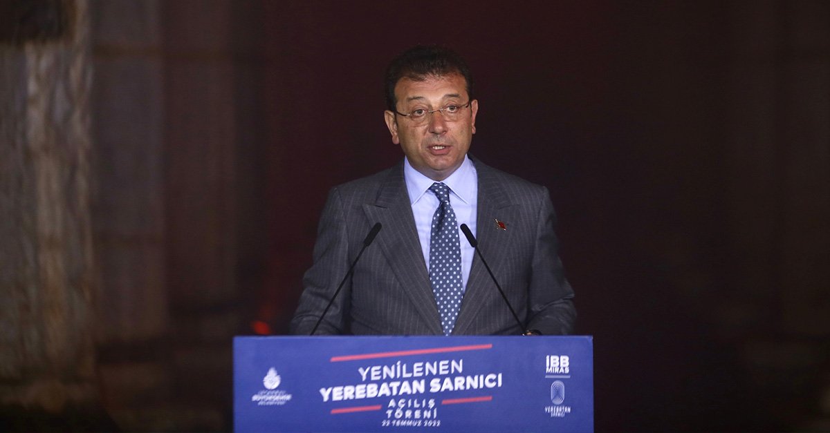 İmamoğlu, Yerebatan Sarnıcı'nın açılış törenine katıldı: Biz, başkalarının yaptığı gibi popülist işler peşinde değiliz