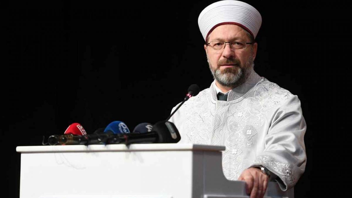 Diyanet İşleri Başkanı Erbaş'tan Rasim Özdenören için taziye mesajı