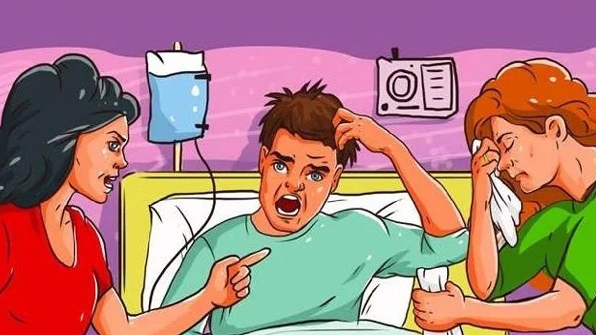 Zeka Bulmacası: Kadınlardan Hangisi Hastanın Eşi? Cevap Gözünüzün Önünde...