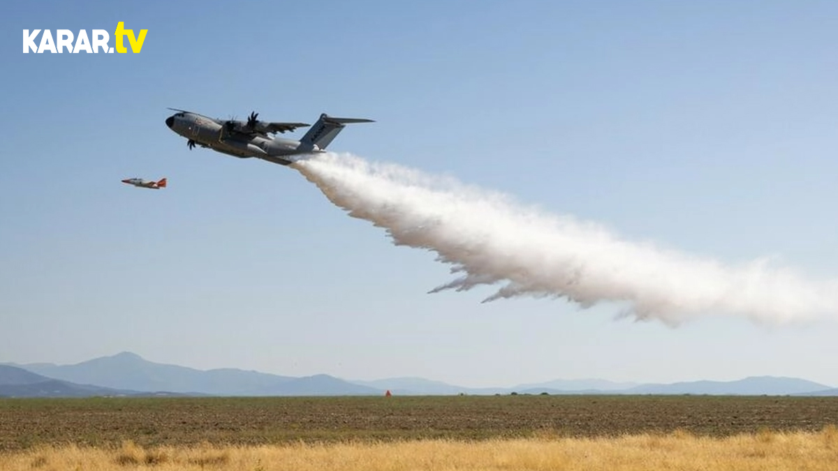 Airbus'tan tarihi başarı! 10 saniyede 20 ton su boşalttı: A400M'den kırılması zor rekor