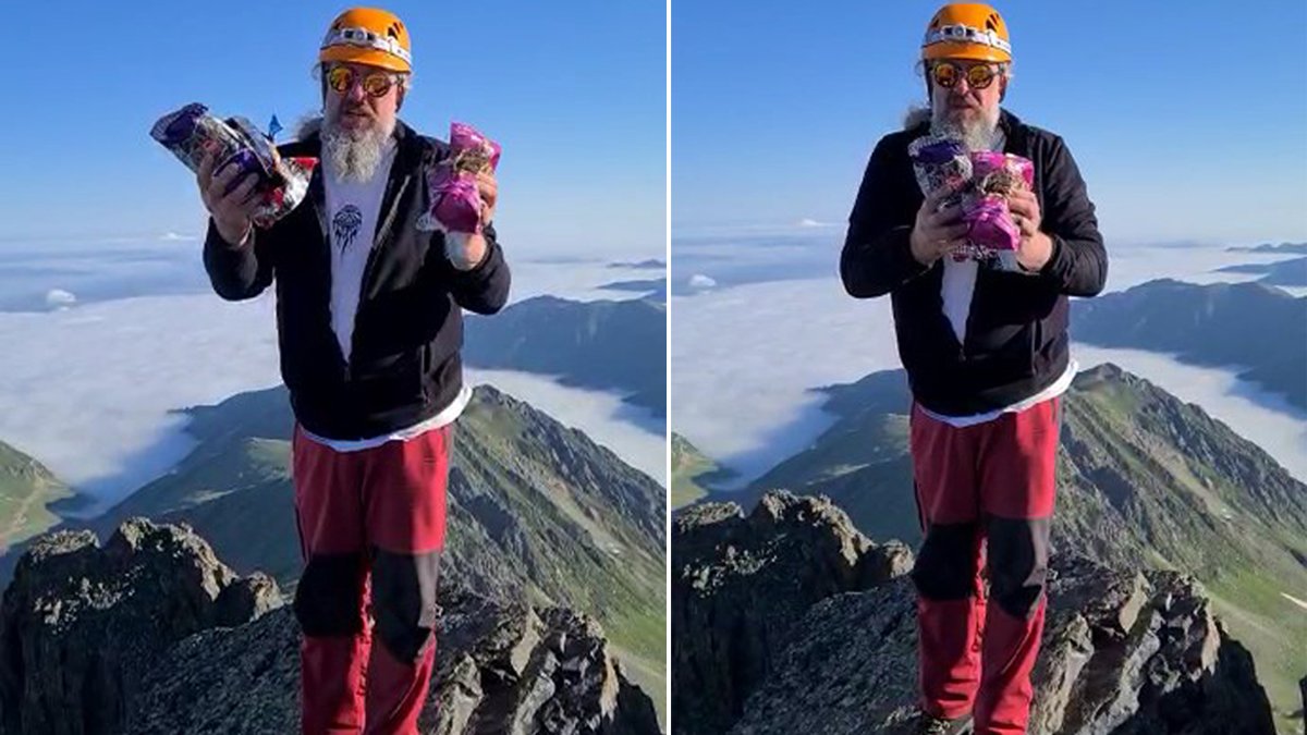 Bu kadarı da olmaz! Altıparmak'a tırmanan dağcı şoke eden manzarayı gözler önüne serdi