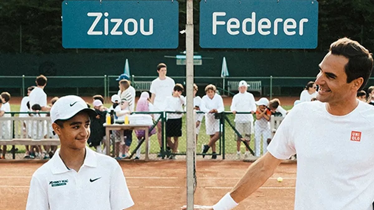 Federer'den küçük hayranı Zizou'ya yıllar sonra gelen jest