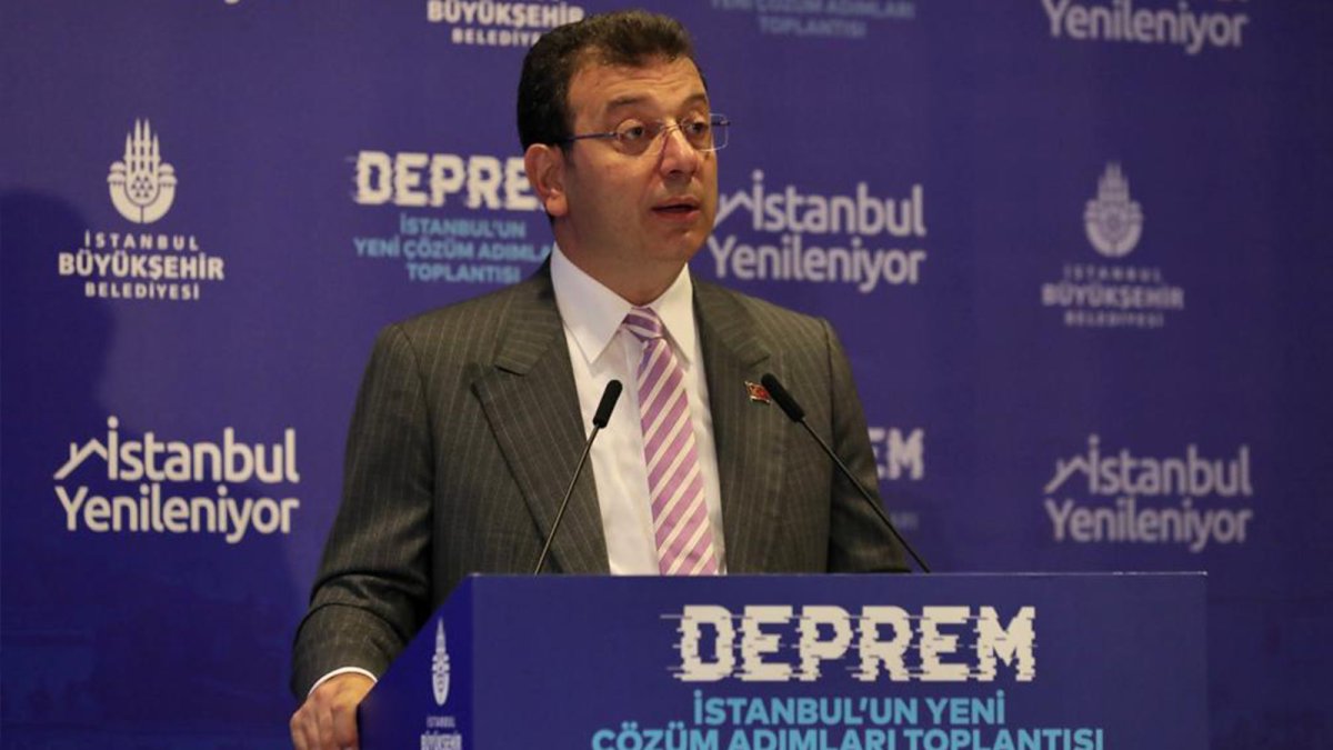 Marmara depreminin 23. yıl dönümünde İmamoğlu'ndan rant uyarısı: O bir avuç insanı uyarıyorum başka İstanbul yok