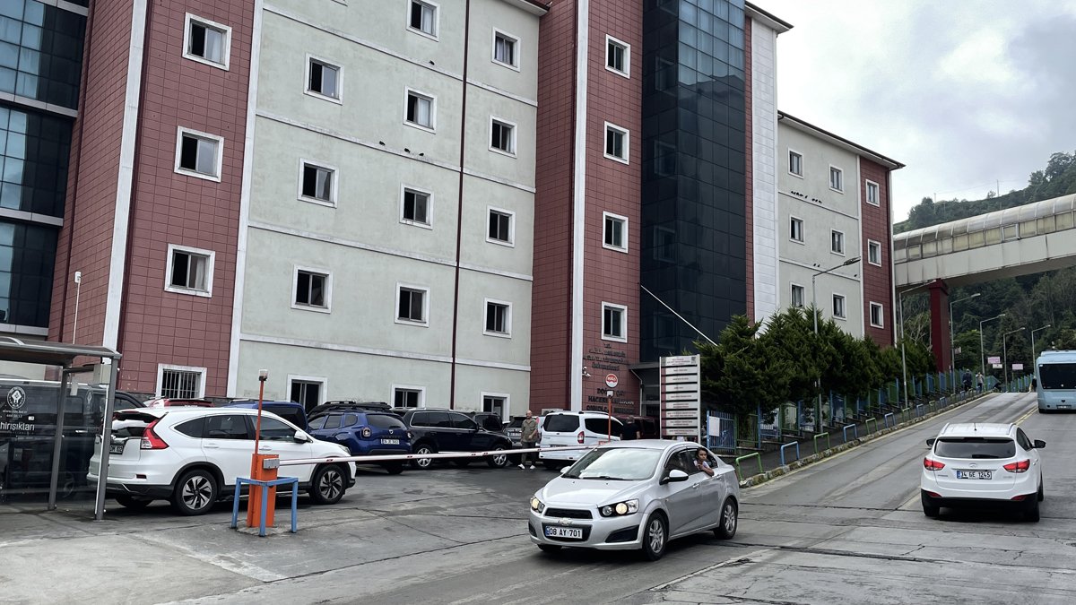 Onkoloji merkezinde korkutan yangın