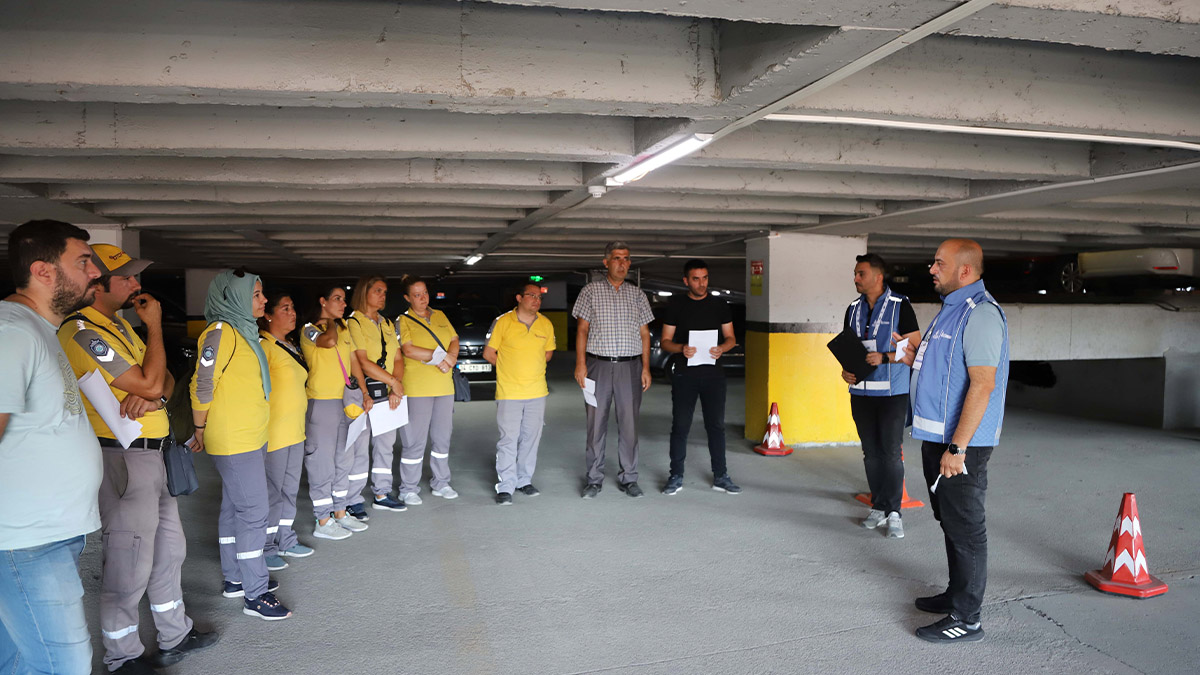 Otopark görevlilerine mesleki yeterlilik sınavı