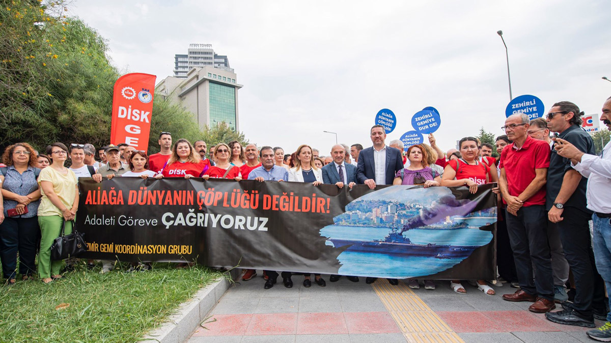 Asbestli gemi yargıya taşındı